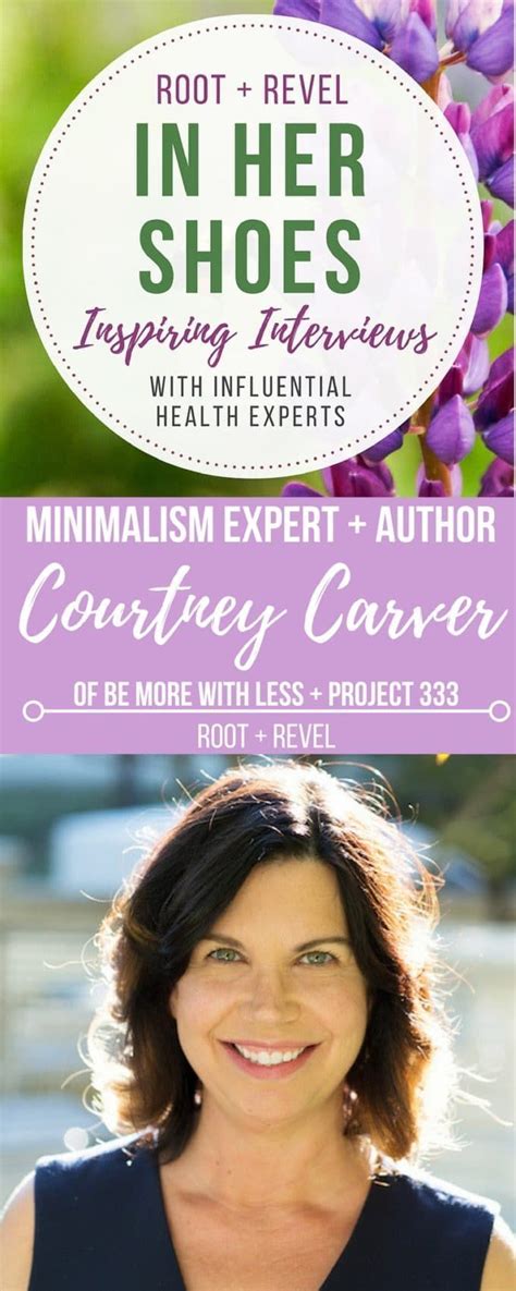 In Her Shoes Courtney Carver Of Be More With Less Healthy Eating Motivation Health Clean