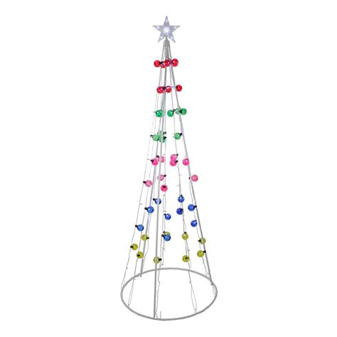 Northlight Seasonal 6 Multi Colored Lighted Show Cone Christmas Tree
