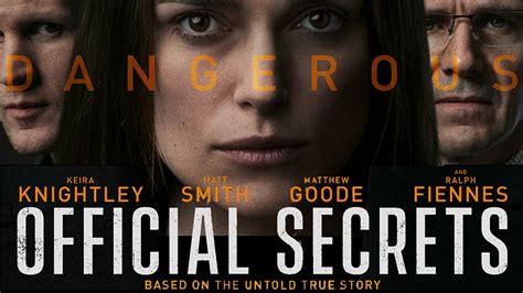 Official Secrets 2019 Keira Knightley Ralph Fiennes Photonpng