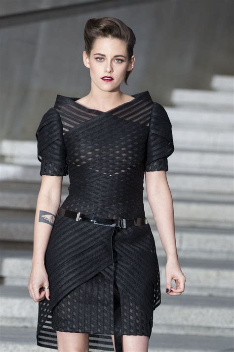 Kristen Stewart At Chanel Cruise 20152016 Fashion Show