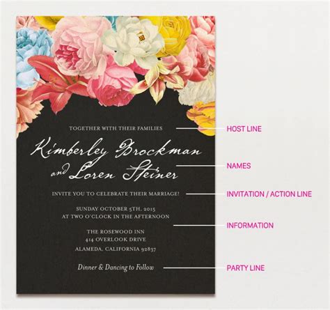 Wedding Invitation Wording Examples In Every Style A Practical