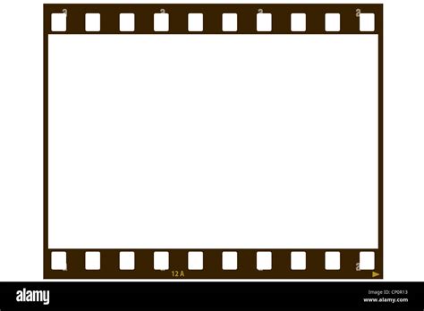 A Blank 35 Mm Film Strip For Use As A Design Element User May Place