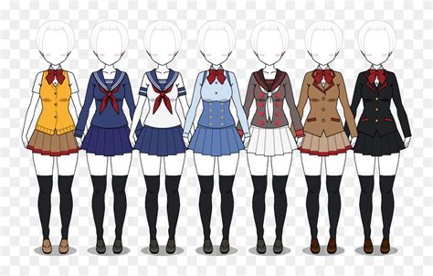 Download Collection Of Free Drawing Anime School Uniform