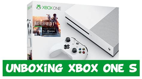 Unboxing Xbox One S 500gb Youtube