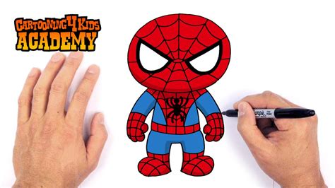 Get those little artists ready, today we're learning how to draw a cartoon spider and spider web! How to Draw Spiderman- Art for Beginners - YouTube