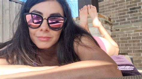 i caught you staring at the pool so now i m going to tease you 😉 r verifiedfeet