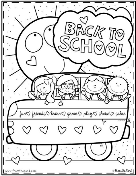 School Coloring Pages Kindergarten Coloring Pages Welcome To School