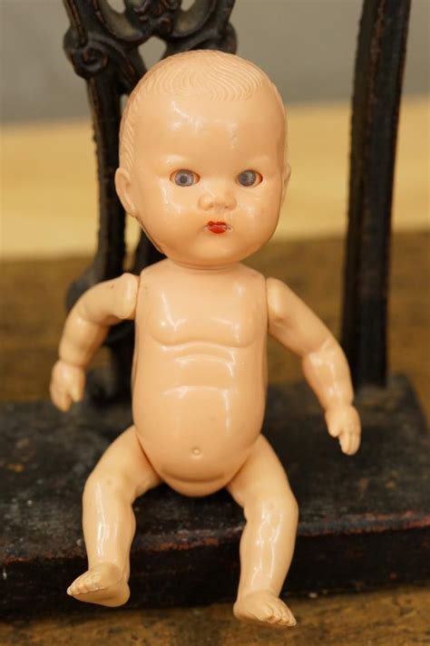 Vintage Toy Hard Plastic Jointed Sleep Eye Baby Doll Monica Of