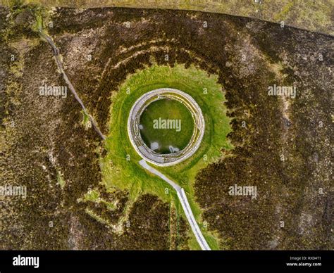 This Is Grianan Of Aileach It Is A Stone Ring Fort In Donegal Ireland