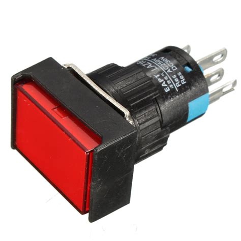 In order to ensure the safety and quality of products. DC 24V Push Button Self-Lock Switch LED Light Momentary ...