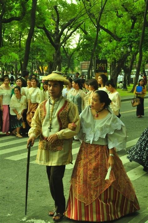 The Barot Saya Is A Traditional Filipino Blouse And Skirt Ensemble It