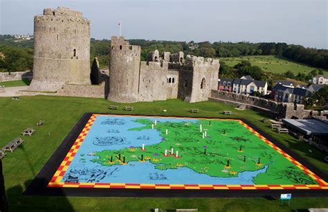 Pembroke Castles Great Map Of Wales Is Largest In Britain Museums