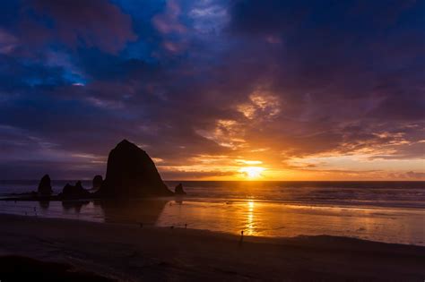 A Beautiful Oregon Coast Sunset Photo By Fox 12 Photographer Mike