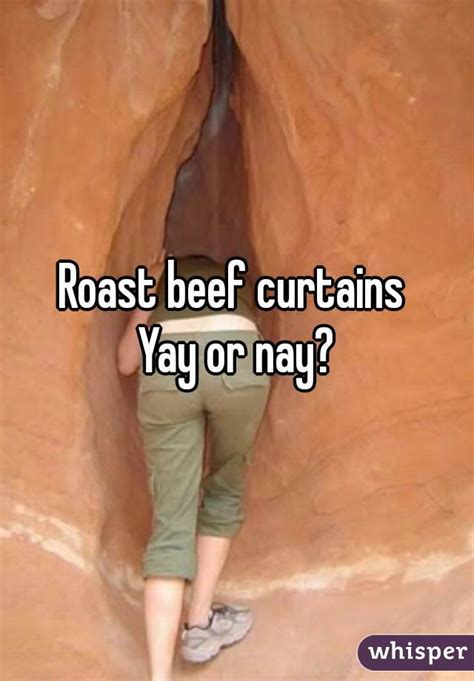 roast beef curtains yay or nay