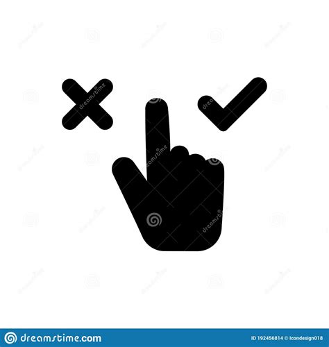 Yes Or No Decision Icon Stock Vector Illustration Of Vector 192456814