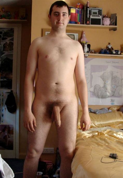 Naked Chubby Man Butt Cumception