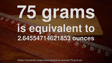 Likewise the question how many gram in 12 ounce has the answer of 340.1942775 g in 12 oz. 75 g to oz - How much is 75 grams in ounces? CONVERT