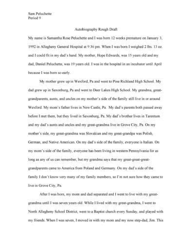 Download Autobiography Template Autobiography Template Autobiography Writing Autobiography