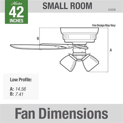 Hunter Newsome 42 In Premier Bronze Indoor Flush Mount Ceiling Fan With