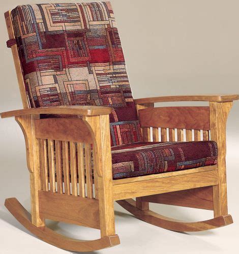 Corbel Bow Arm Slat Rocking Chair Amish Solid Wood Rocking Chair