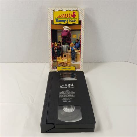 Vintage Barney And Friends Vhs Alphabet Soup 1992 Time Life Video