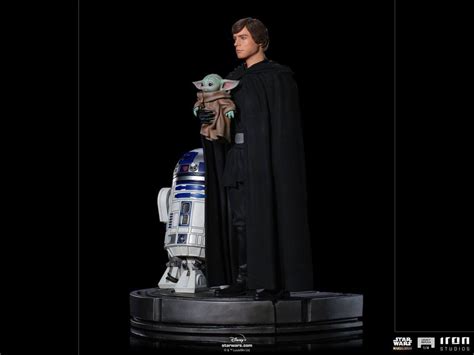 Iron Studios Luke Skywalker R2 D2 And Grogu Star Wars The Mandalorian