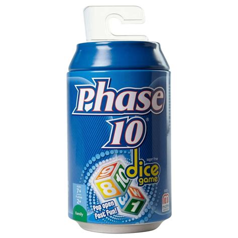 Phase 10 Dice Game For 2 Or More Players Ages 7 Years And Older