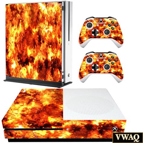Xbox One S Fire Skin Decal For Console And Controllers Flame Etsy