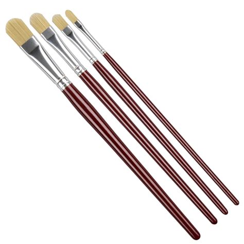 Pro Arte Series 30fl Filbert Nylon Brushes