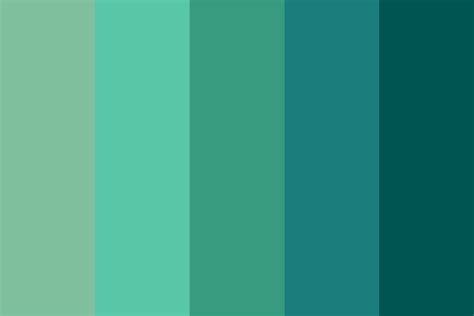 Teal Dream Color Palette Created By Jeaneth120 That Consists 7fbf9d