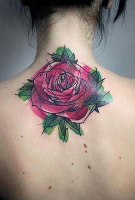 Photorealistic monochrome rose tattoo design. Rose Tattoos are Bloomin' Body Art - Ratta TattooRatta Tattoo