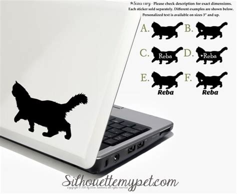 Ragdoll Cat Decal Vinyl Sticker Silhouette My By Silhouettemypet
