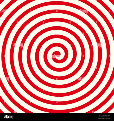 Red Spiral Background Shape Stock Photo Alamy