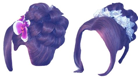 Pretty Purple Hair Roblox