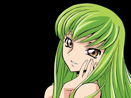And think about it, fans often have their deepest favorites. code geass brown eyes green hair cc anime anime girls black background 1600x1200 wallpaper High ...
