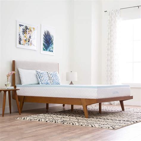 The level of pain relief you expect from your topper: LINENSPA 2 Inch Gel Infused Memory Foam Mattress Topper, Twin