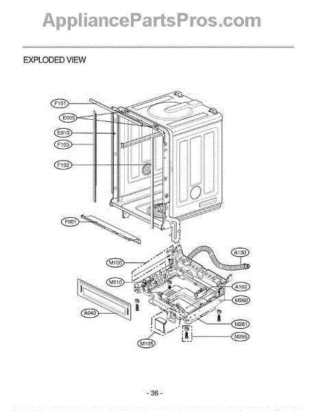Manuals for lg dishwashers sorted by series and model name. LG 5221DD1001F Water Inlet Valve - AppliancePartsPros.com