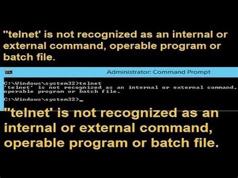 Telnet Is Not Recognized As An Internal Or External Command Vrogue Co