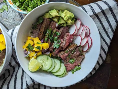 Aip Carne Asada Bowls With Mango Salsa Paleo Whole30 Recipe