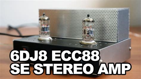 6dj8 Ecc88 Se Stereo Amplifier Bedside Qrp Tube Amp Loftin White