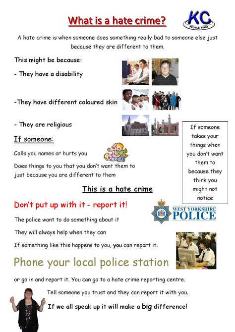 What Is A Hate Crime By People First Keighley Craven Issuu