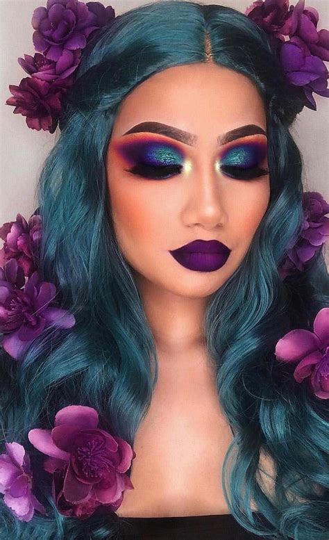 Pin On Colorful And Unique Makeup Looks 443