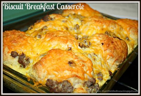 Biscuit Breakfast Casserole And Giveaway Makin It Mobetta