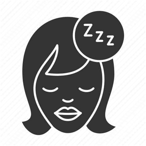 Bedtime Nap Night Rest Sleep Woman Zzz Icon