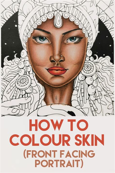 How To Color Skin Tutorial Colored Pencil Tutorial Coloring Book Art