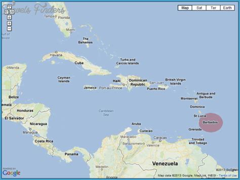 Where Is Barbados Barbados Map TravelsFinders