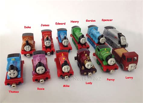 12pcslot Diecast Metal Thomas And Friends Train The Tank Engine Toys