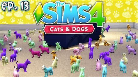 100 Cats And Dogs At Once The Sims 4 Raising Youtubers Pets Ep 13