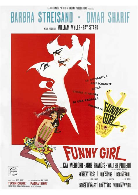 Funny Girl 1968 Poster Biographical Musical Comedy Drama Etsy