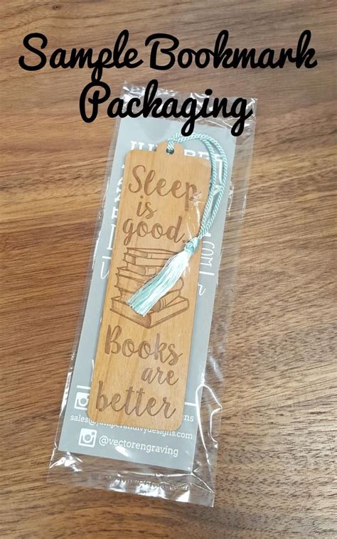 Reading Quote Bookmark Laser Engraved Alder Wood Reading Gives Us